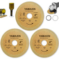 3Pcs Glass Cutting Disc 4in Diamond Grinding Wheels - Fast, Clean Cuts