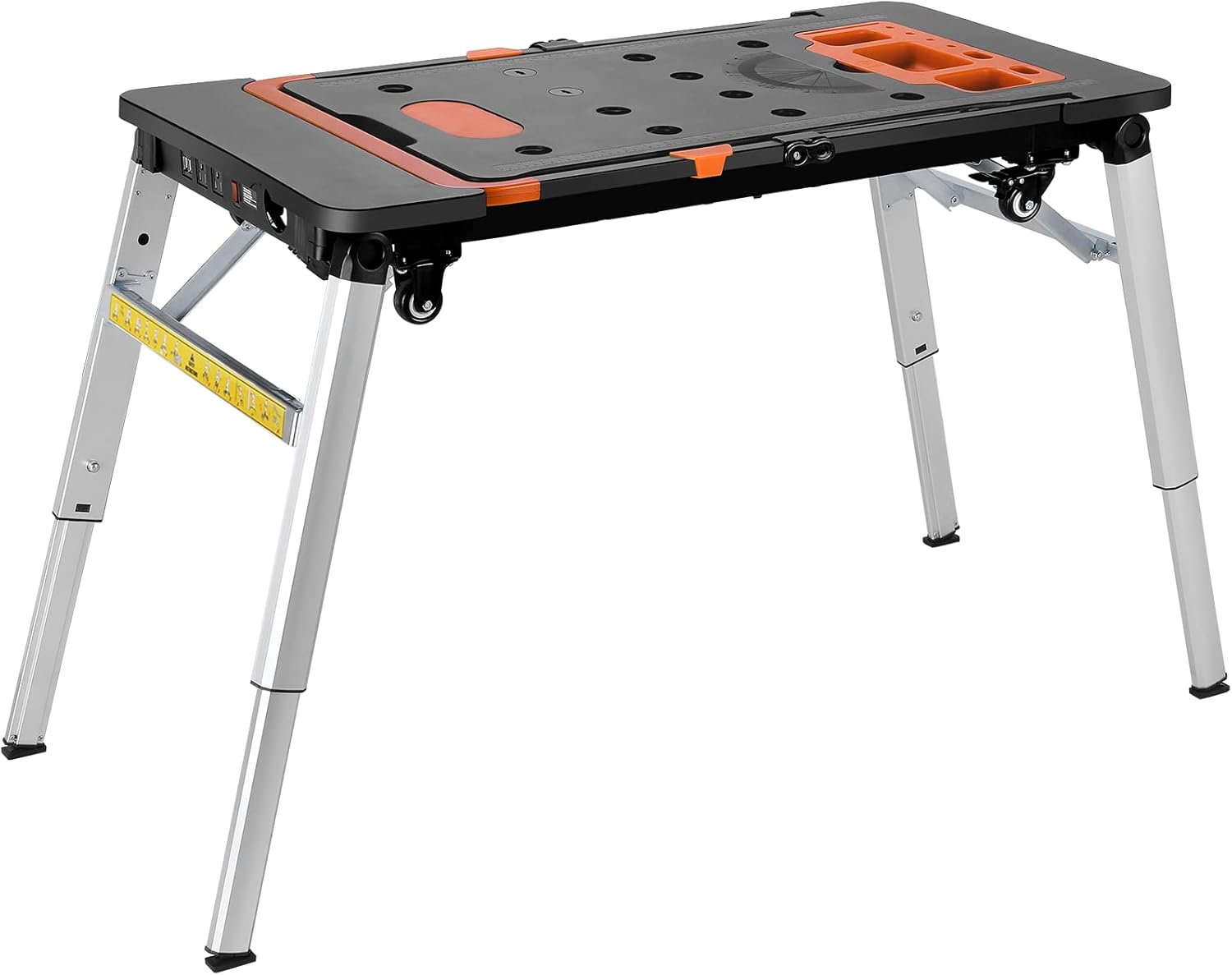 TLGREEN 7-in-1 Multifunctional Folding Work Table for Garage