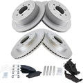 Front and Rear Brake Pad & Rotor Kit for 2004-2008 F-150 - G-Coated