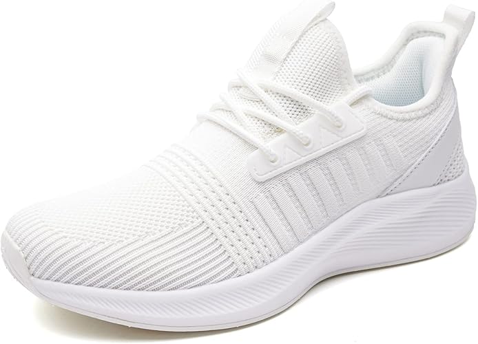 Akk Womens Walking Tennis Shoes - Lightweight Slip On Sneakers