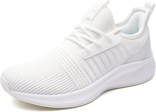 Akk Womens Walking Tennis Shoes - Lightweight Slip On Sneakers