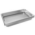 Full Size Steam Table Pans 6-Pack 2.5 in - Durable Catering Pans