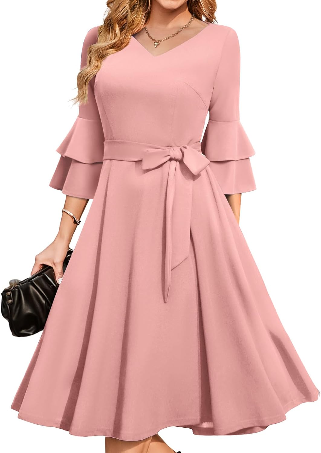 DRESSTELLS Womens Cocktail Dress for Homecoming and Weddings