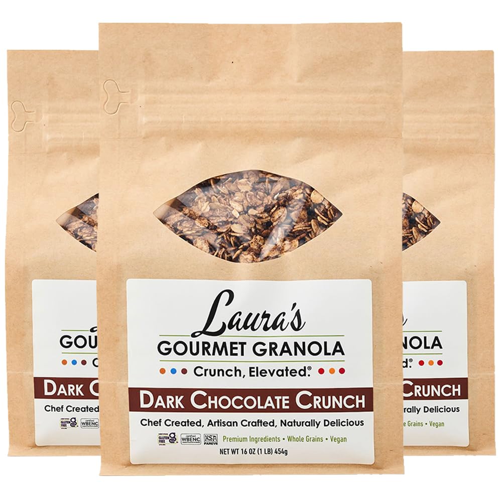 Dark Chocolate Crunch Granola - All Natural and Vegan Treat