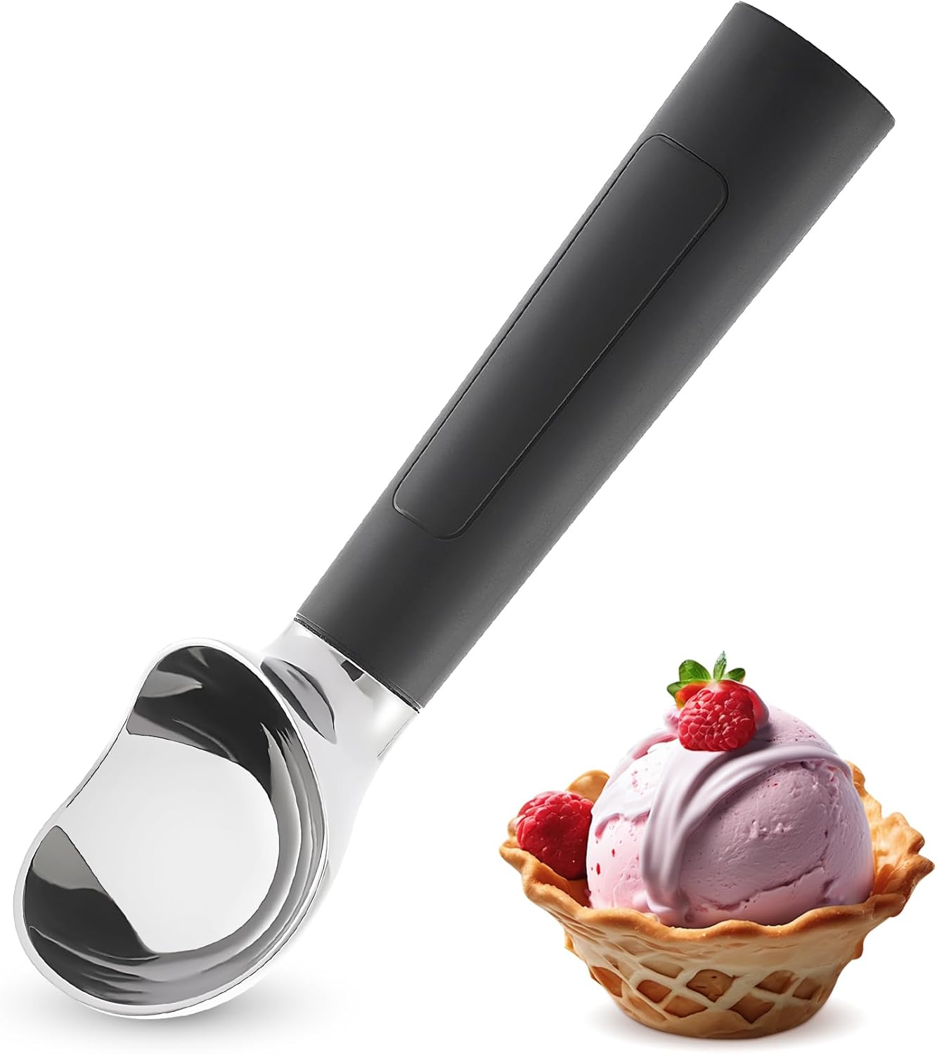 Heated Ice Cream Scoop for Effortless Scooping and Fun