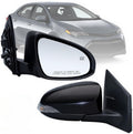 Right Passenger Side Mirror Compatible With Toyota Corolla 2014-2018
