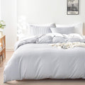 Wake In Cloud Striped Comforter Set King - Soft Ticking Stripe Comfort