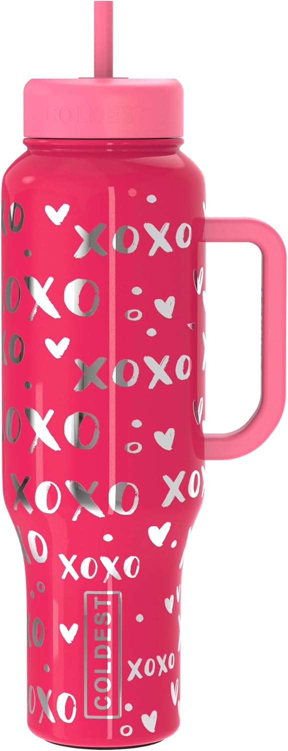 Coldest Tumbler with Handle and Straw - 100% Leak Proof Design