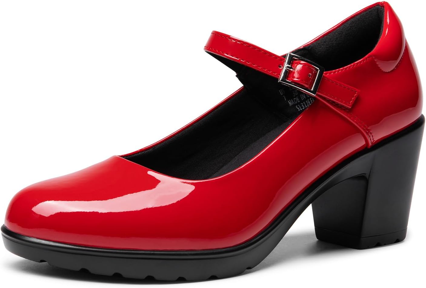 DREAM PAIRS Women's Chunky Low Block Heels for Comfort