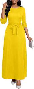 Long Dress for Women Casual Long Sleeve Maxi Dress - Comfortable is