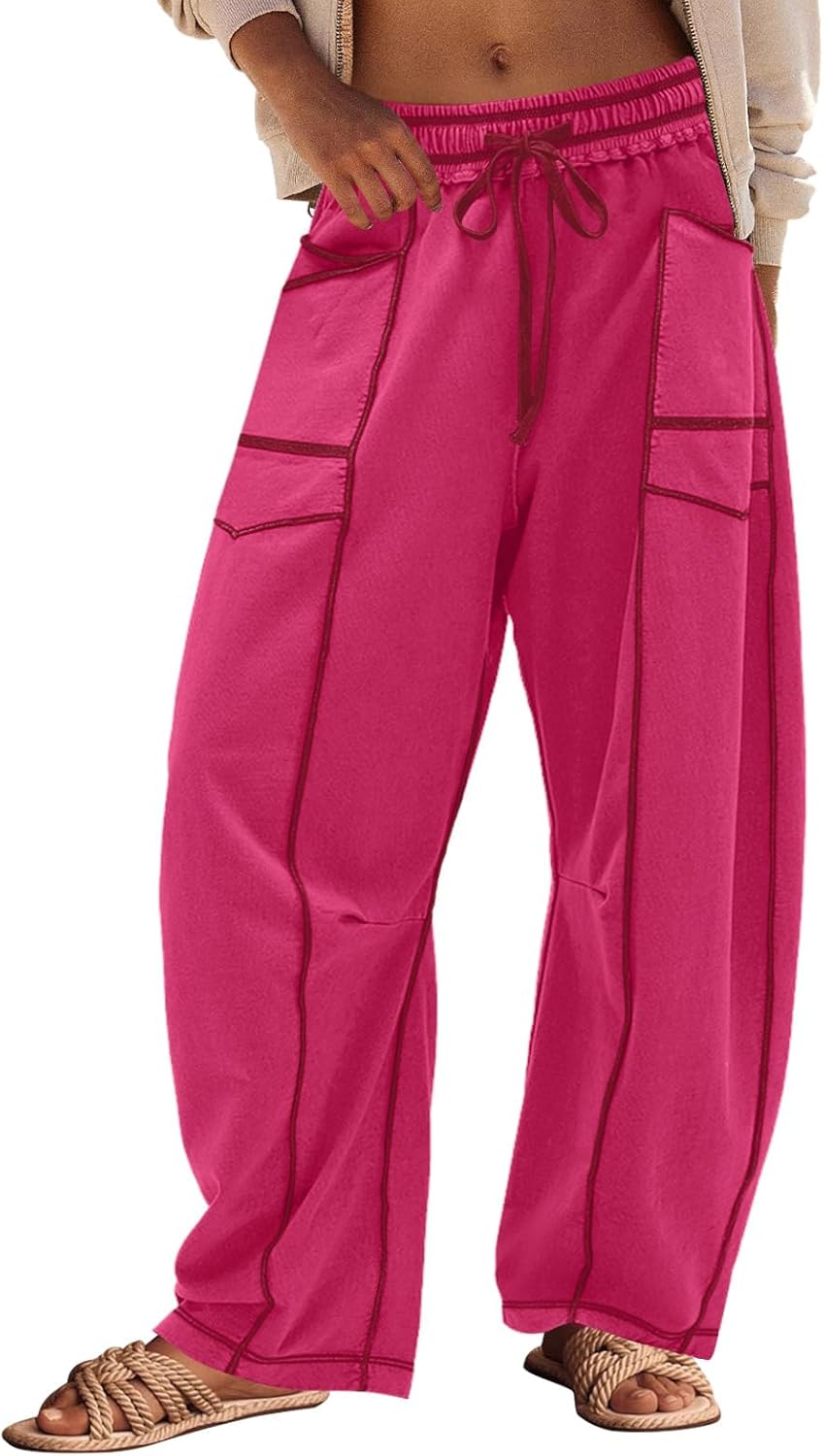 Panadila Womens Barrel Pants for Casual Beach and Lounge Wear