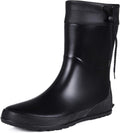 Asgard Women's Mid Calf Rain Boots - Lightweight Portable (Style HYVP)