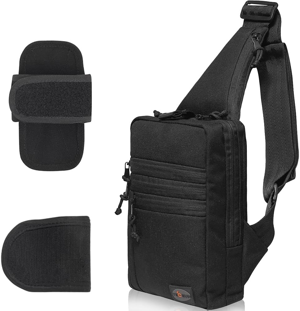 TECEUM Tactical Compact Sling Bag for Everyday Carry Needs