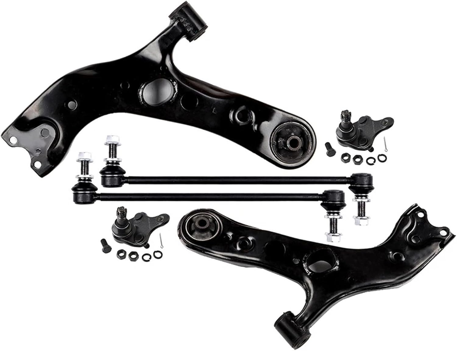 4pc Front Lower Control Arms Sway Bars for Toyota RAV4 2006-2018