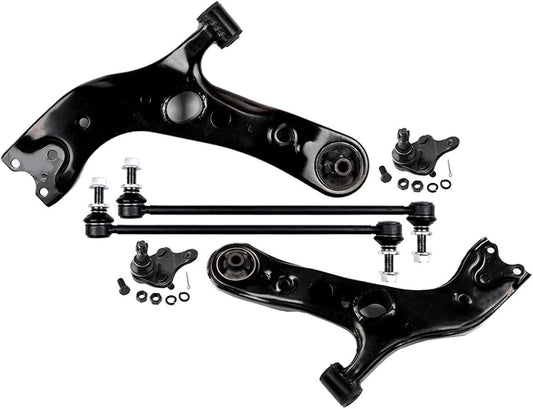 4pc Front Lower Control Arms Sway Bars for Toyota RAV4 2006-2018