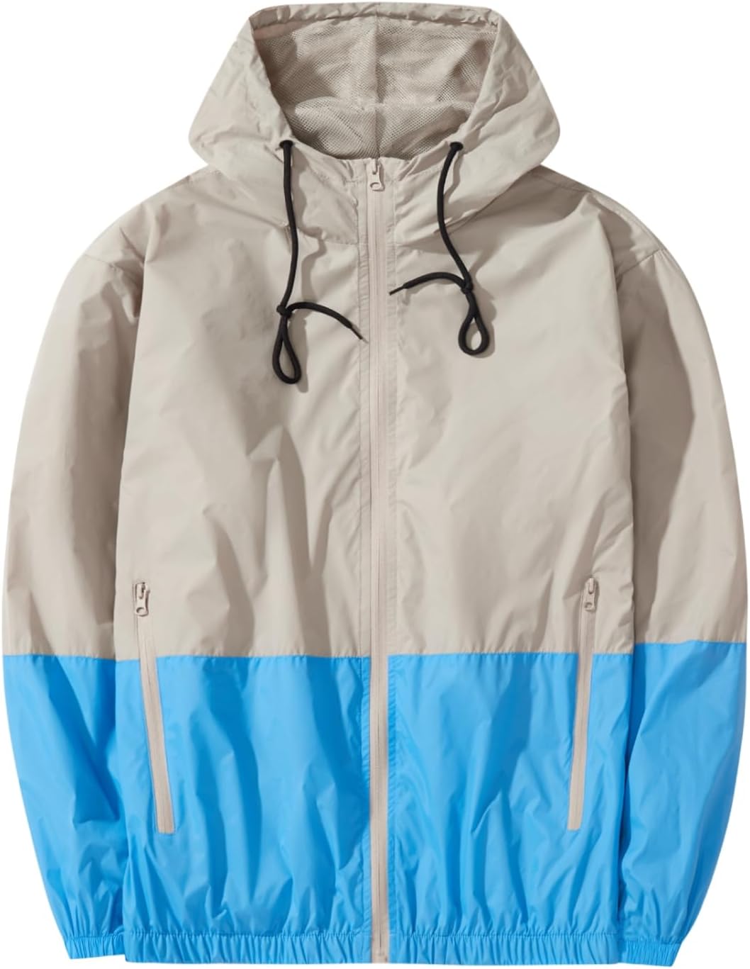 Men's Lightweight Windbreaker Jackets for Outdoor Activities