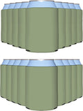 PartyPrints 200 Pack Champagne Blank Can Cooler Sleeves - Thick
