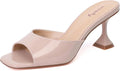 clear heels sandals transparent stiletto mules - versatile elegant