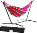 Double Hammock with Stand Two Person Hammock Adjustable - Space Saving