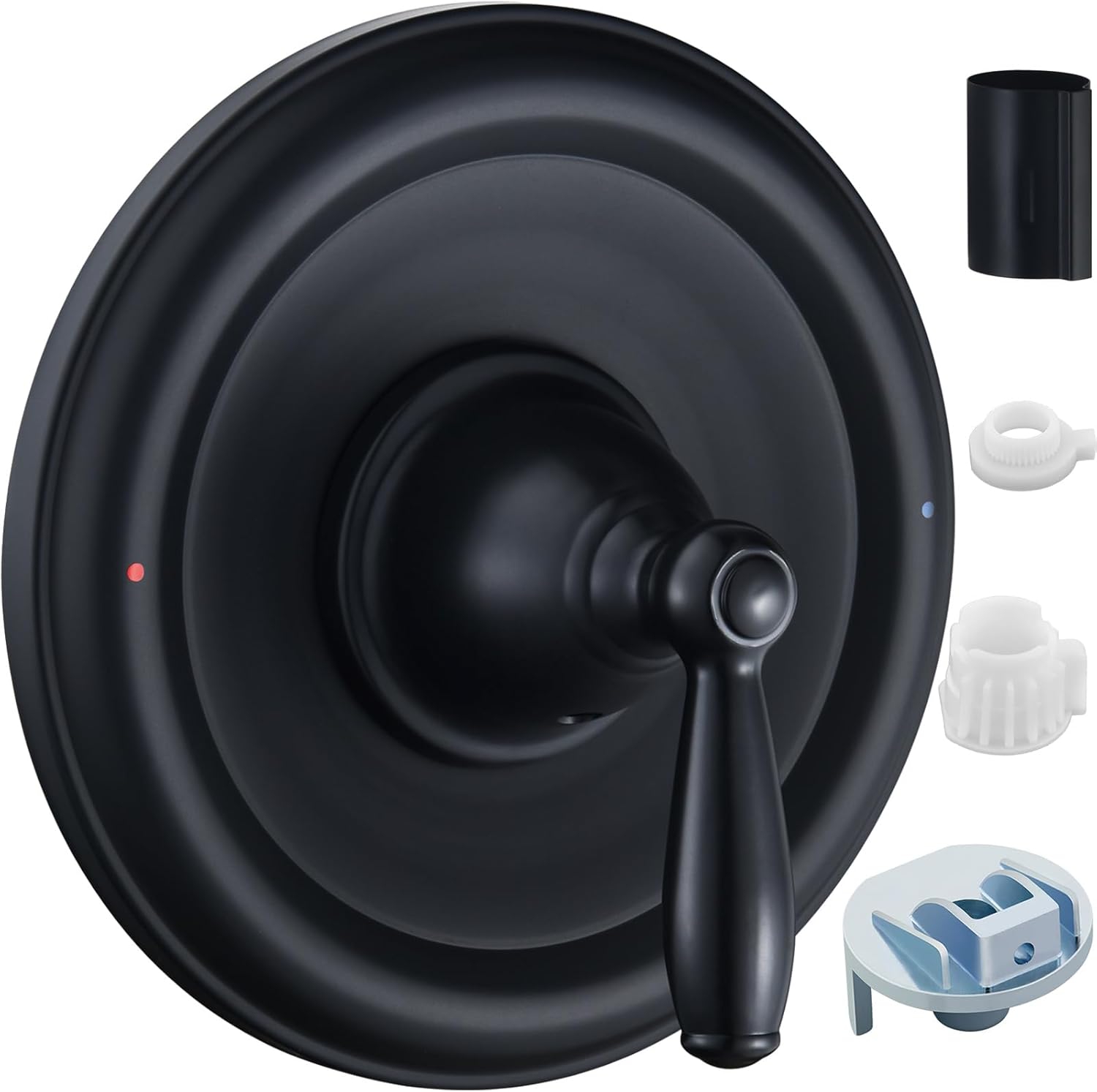 Pressure Balancing Tub and Shower Trim Kit in Matte Black Finish