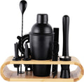 12Pcs Cocktail Shaker Set Stainless Steel Bartending Kit - Matte Black