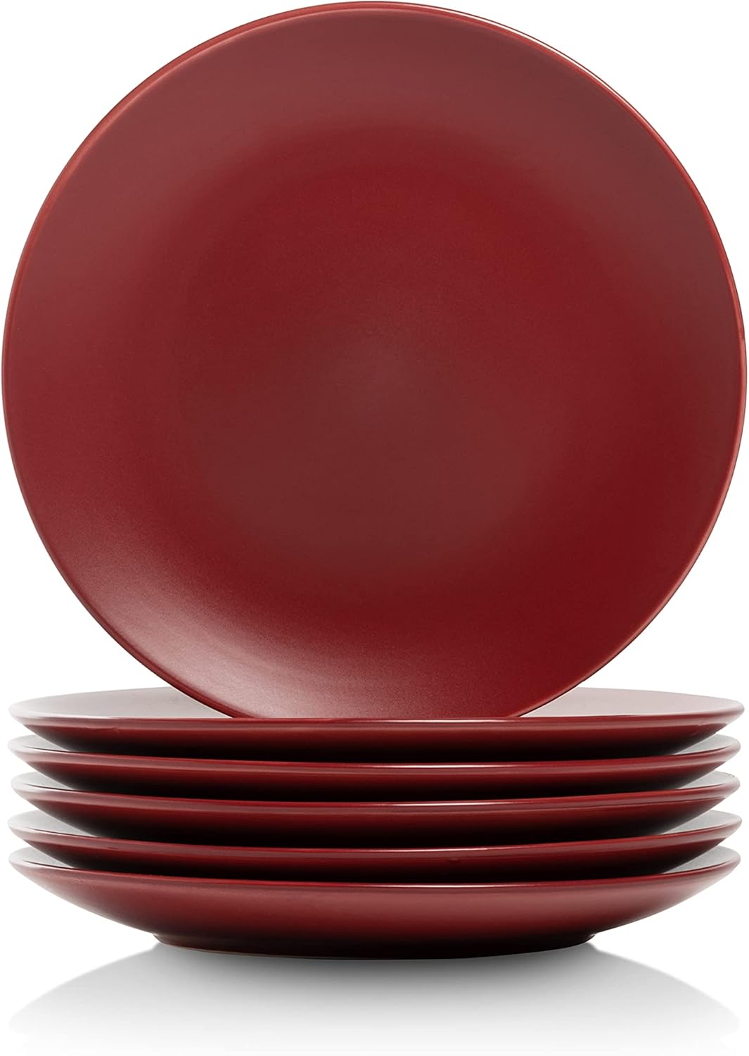 10 Strawberry Street Wazee Matte Coupe Salad Plates Set of 6