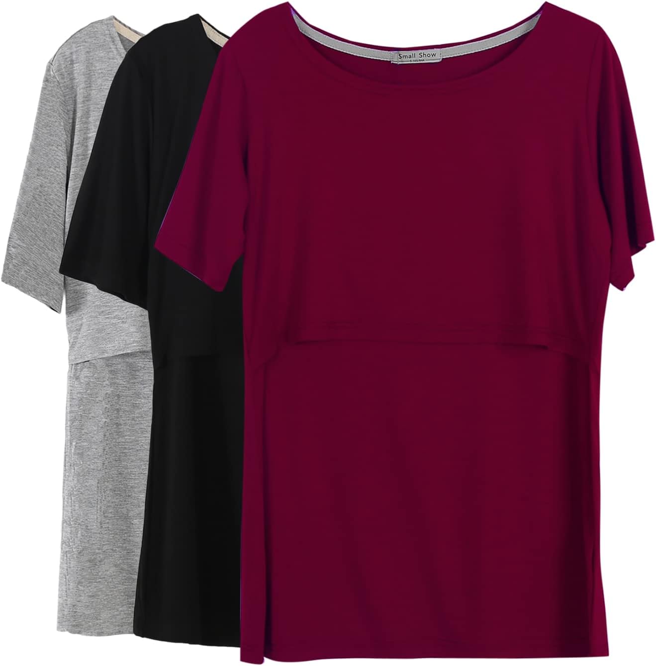 Smallshow Women's Maternity Nursing Tops for Comfortable Feeding