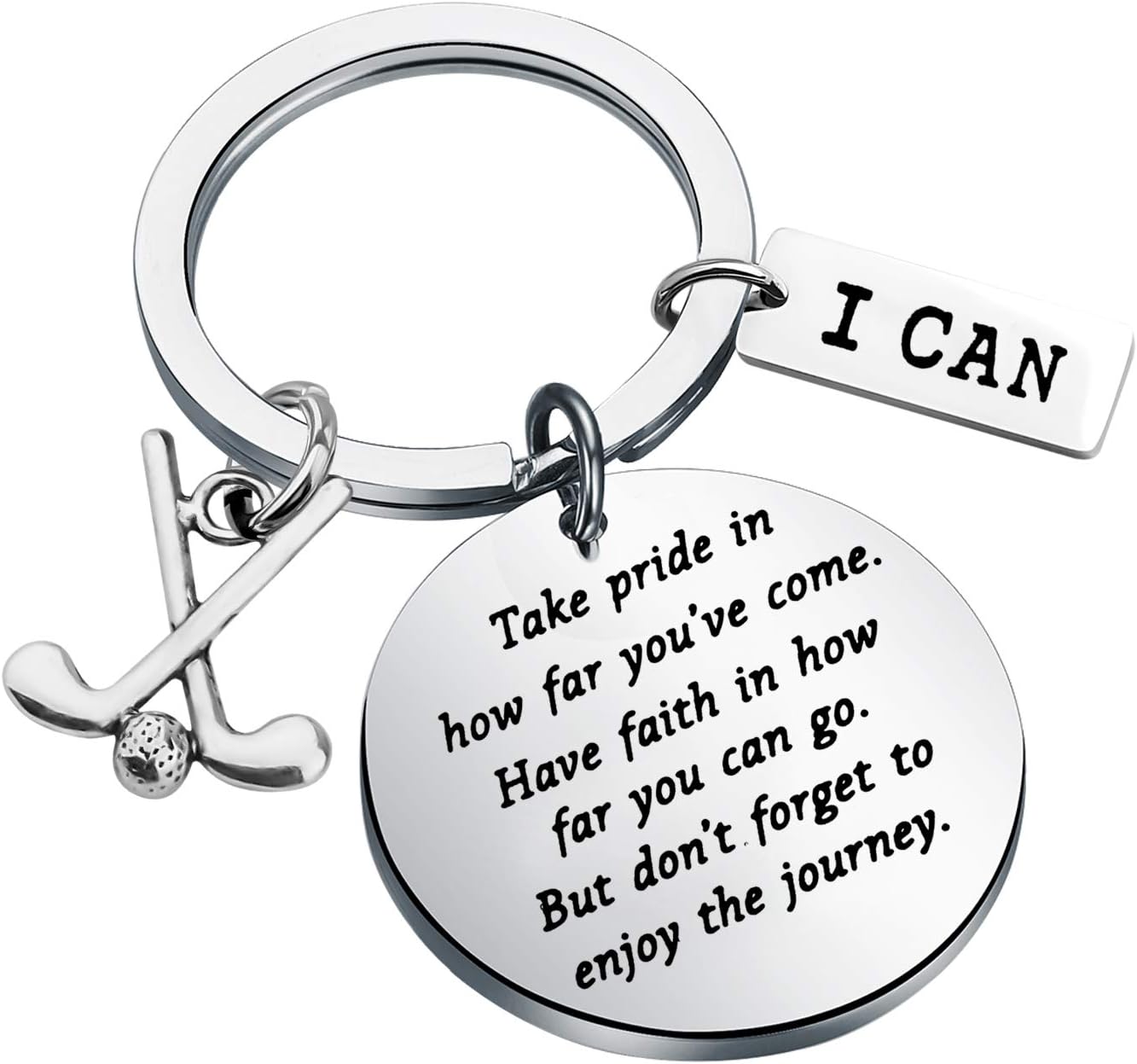 Golf Keychain for Inspired Golfer