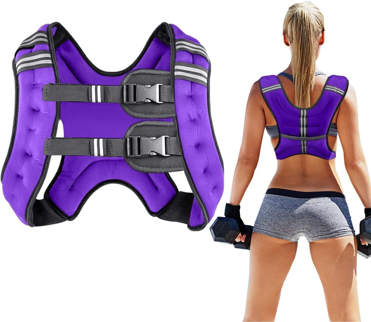 Prodigen Weighted Vest for Strength Training and Cardio Workouts
