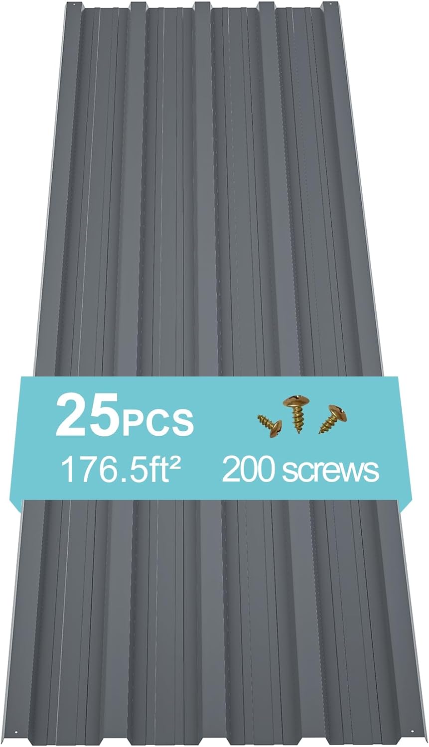 Metal Roof Panels for Garages, Sheds, and Mobile Homes