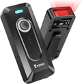 Eyoyo 2D Bluetooth Barcode Scanner Wireless - Portable Clip-On Reader