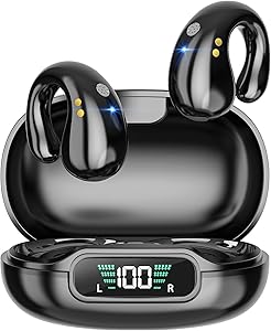 Open Ear Clip Headphones for Sports with 36H Playtime