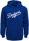 MLB Kids Team Color Wordmark Pullover Fleece Hoodie - Youth Fit