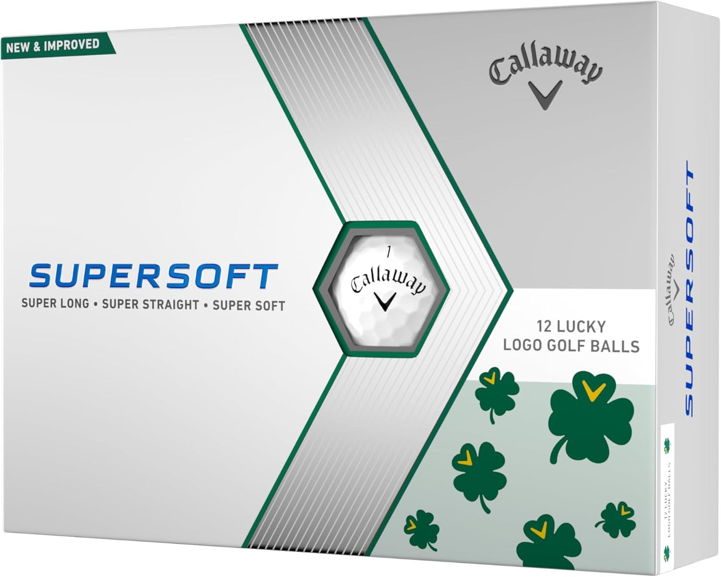 Callaway Supersoft Lucky 12B Golf Balls - Improved Performance