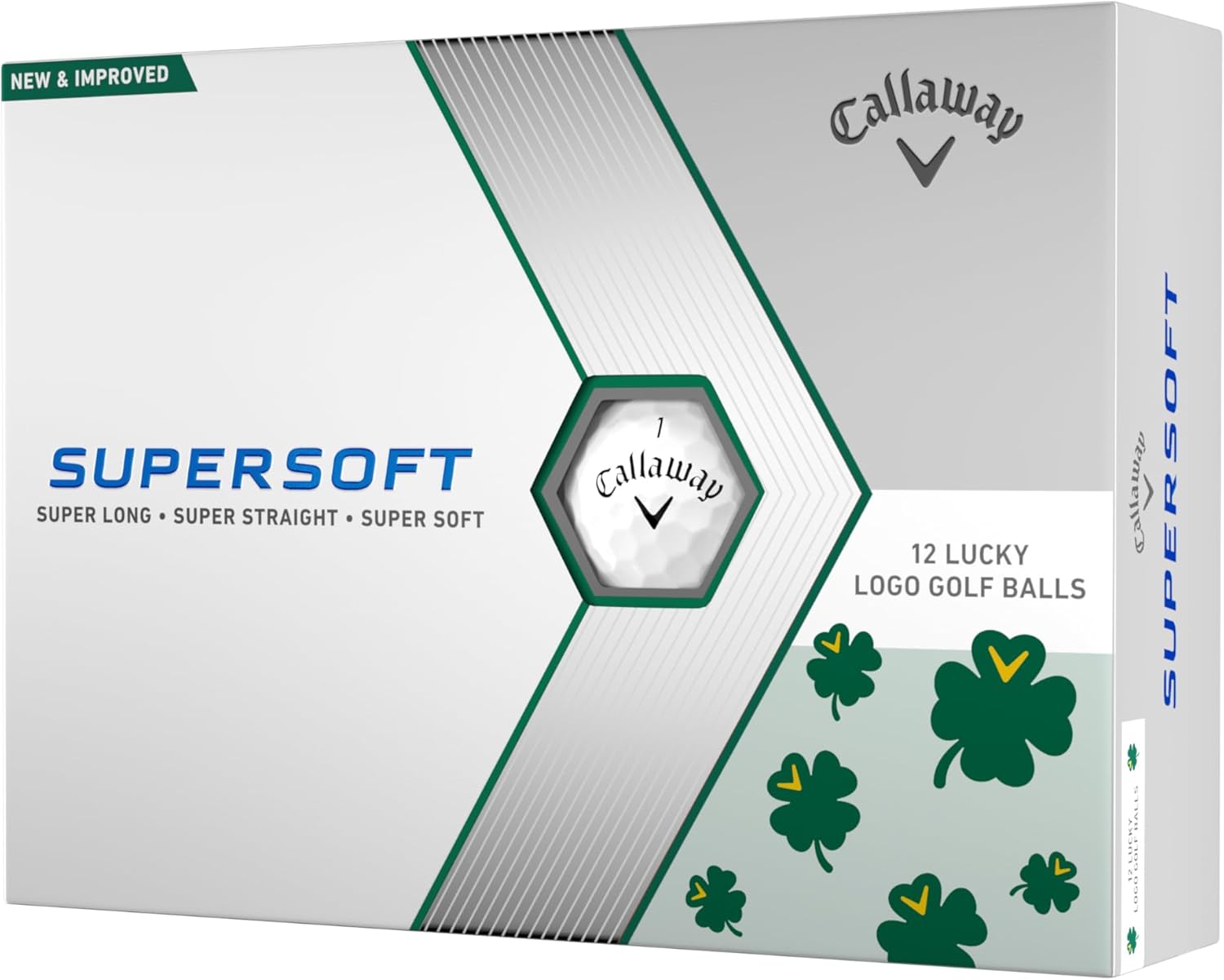 Callaway Supersoft Lucky 12B Golf Balls - Improved Performance