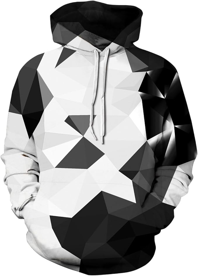 SANKILL Unisex 3D Novelty Hoodies for Graphic Print Lovers