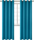 BGment Blackout Curtains Peacock Blue - Thermal Room Darkening