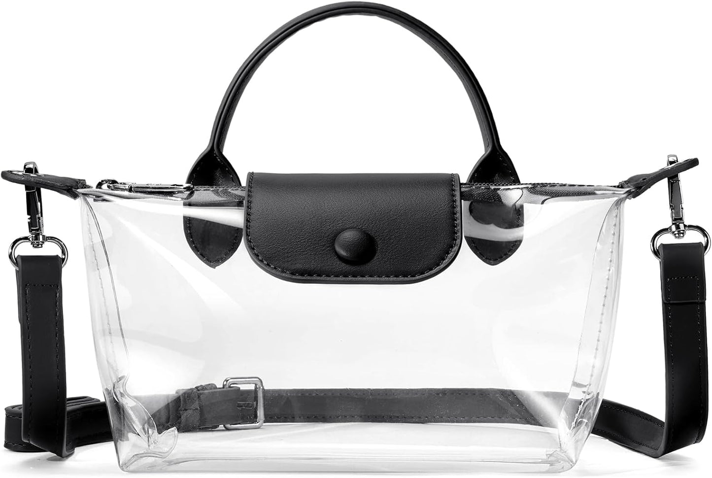 BOSTANTEN Clear Bag for Stadium Approved Crossbody Purse