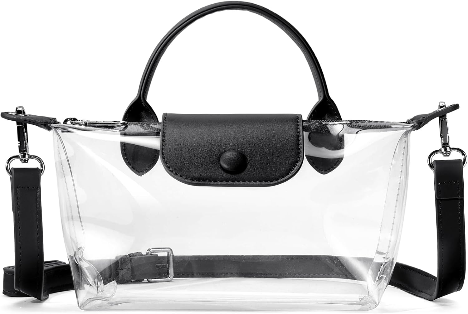 BOSTANTEN Clear Bag for Stadium Approved Crossbody Purse
