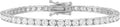 KISPER Tennis Bracelet for Women - Dazzling CZ Eternity Bracelet