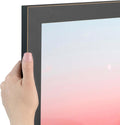 11x17 in Black Satin Picture Frame with Raw Edges - Clean Wall Display