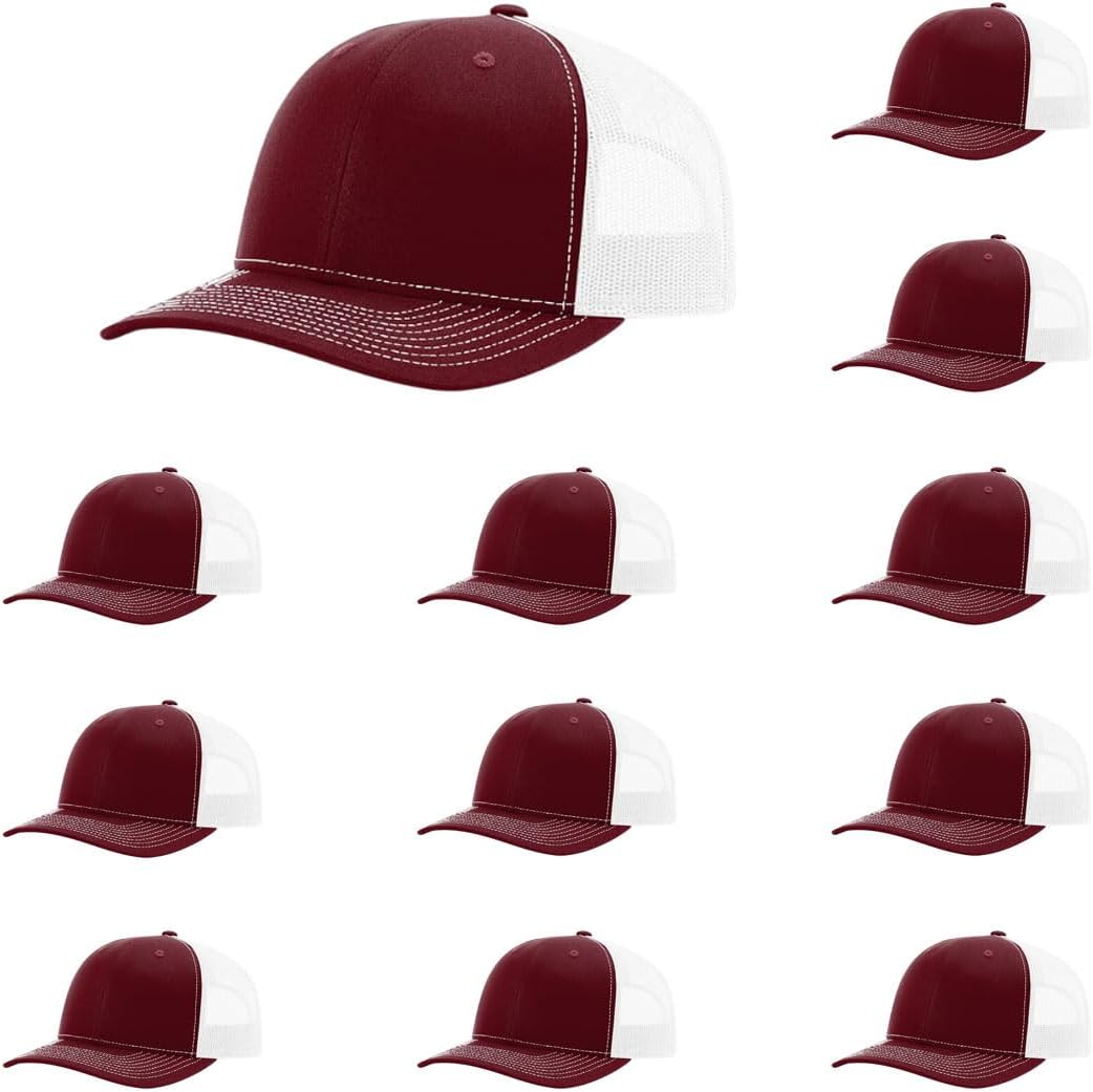 Richardson 112 Classic Six-Panel Adjustable Snapback Trucker Cap