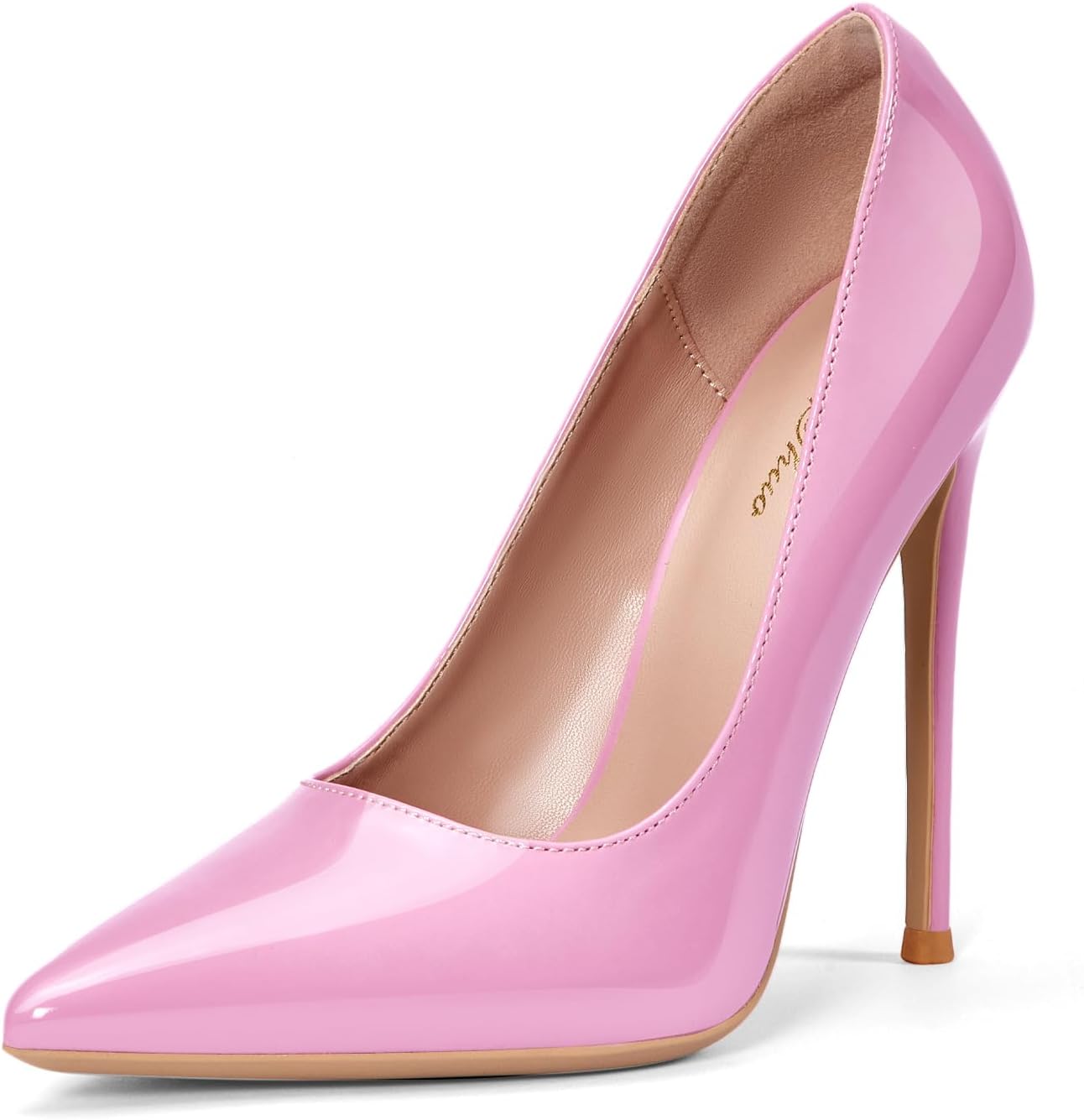 GENSHUO Women's 4.7 Inch Pumps Pointy Toe Stiletto High Heels