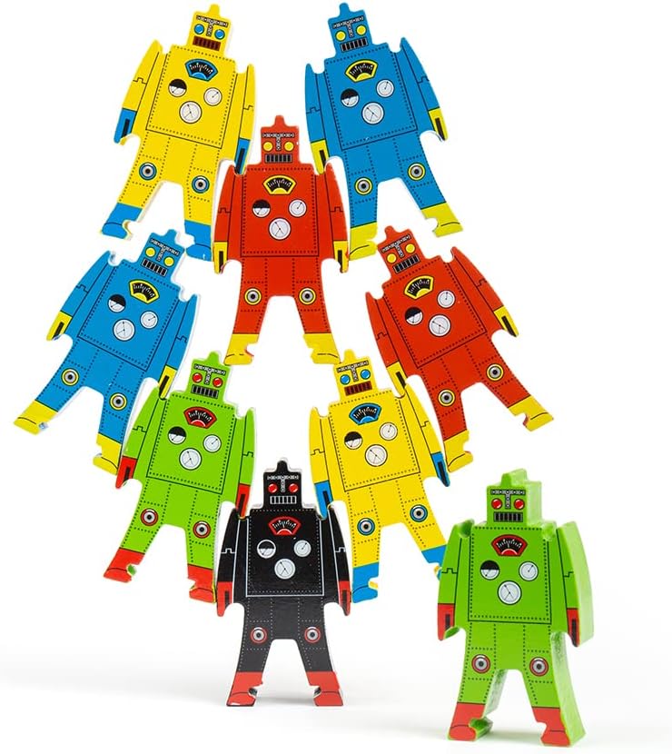 Colorful Stacking Robots - Fun Balancing Toy for Kids