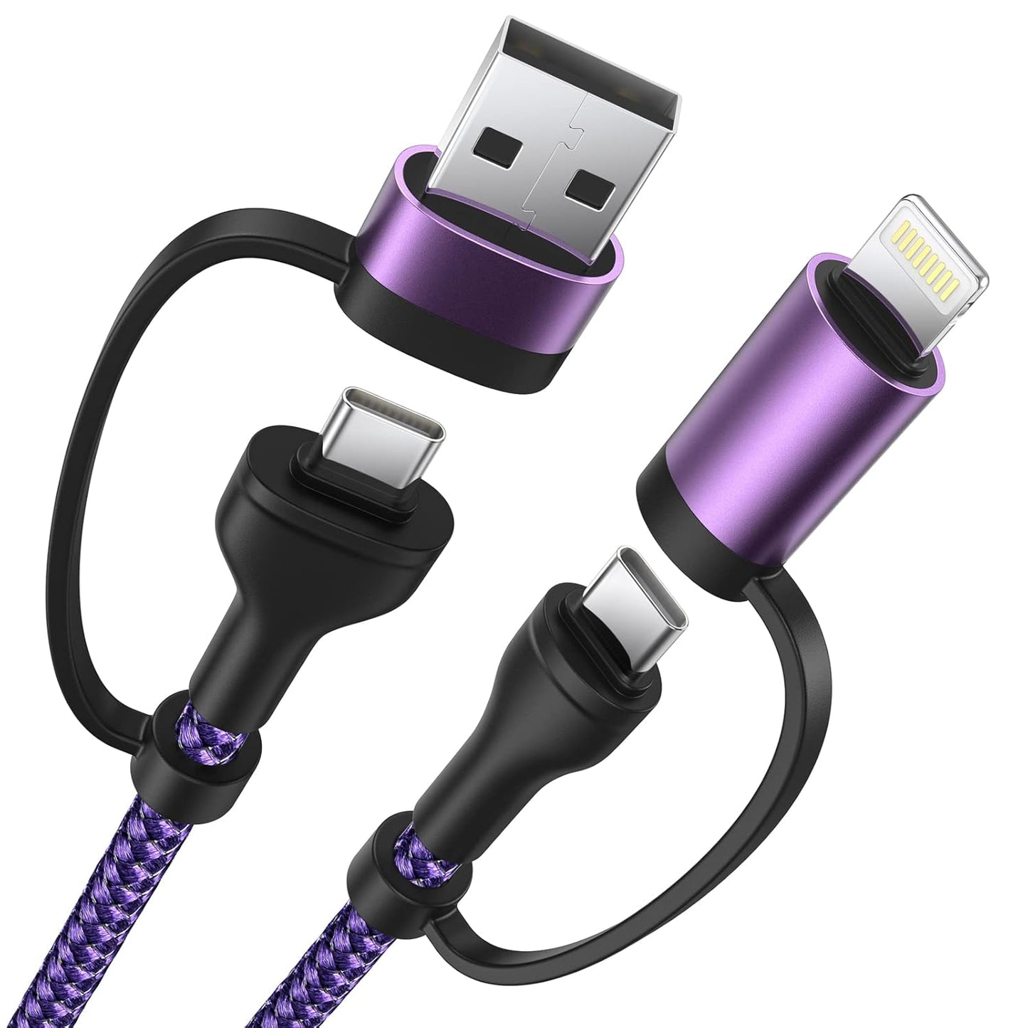 XUDUO 4-in-1 Apple MFi Certified Fast Charger