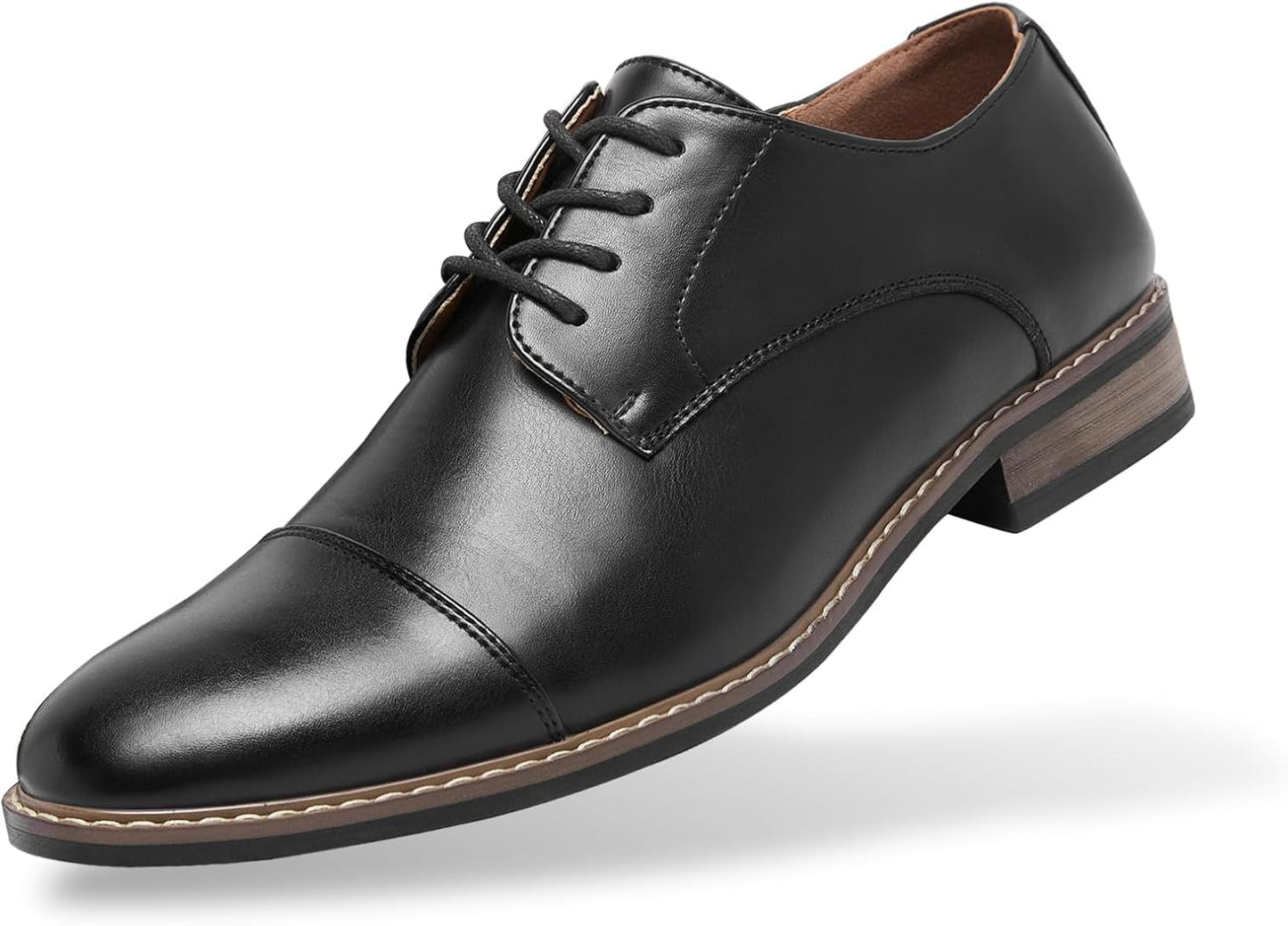 SILENTCARE Men's Oxford Formal Dress Shoes for Comfort & Style