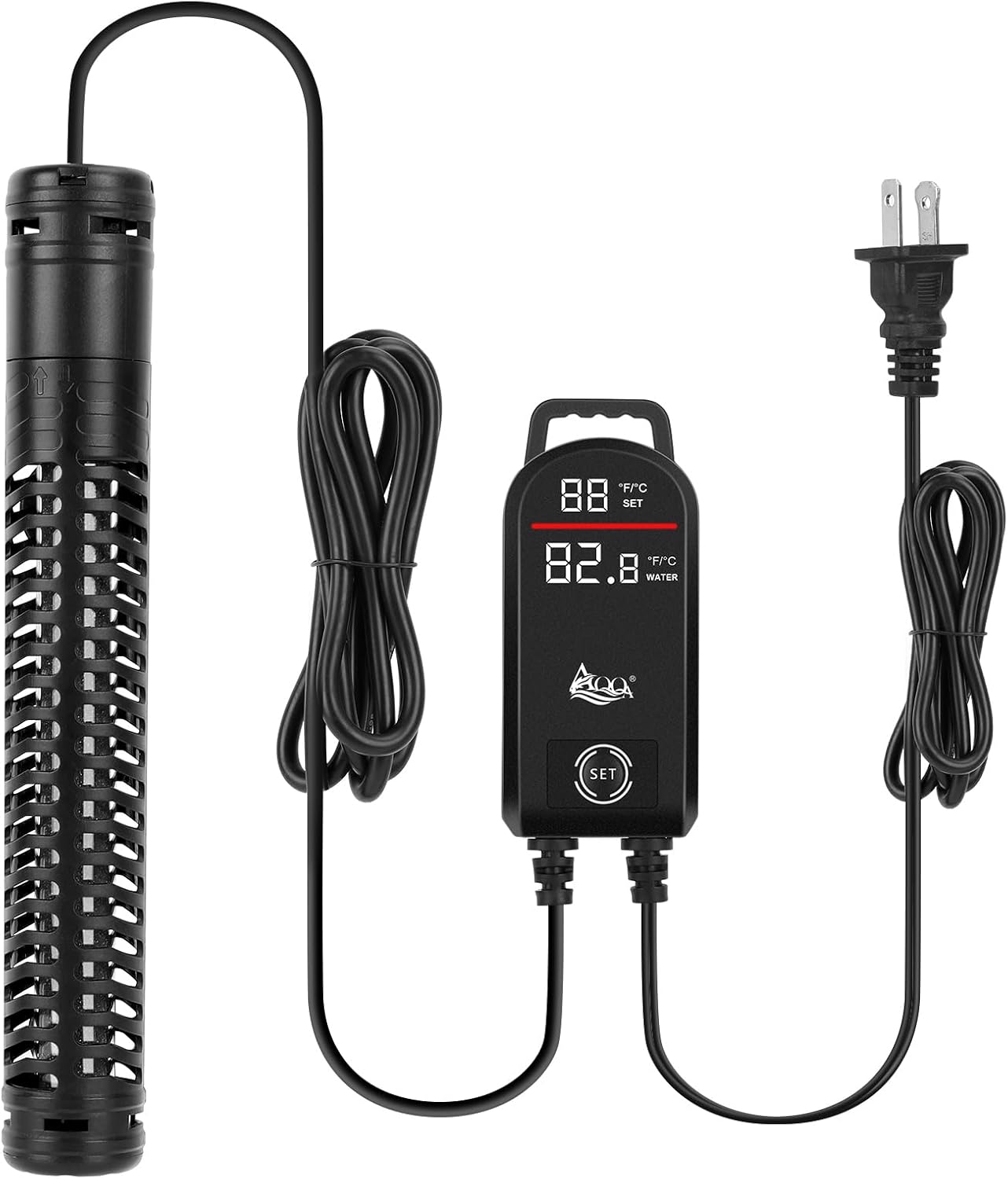 AQQA Submersible Fish Tank Heater 300W: Intelligent Heating for 40-75 Gallon Aquariums