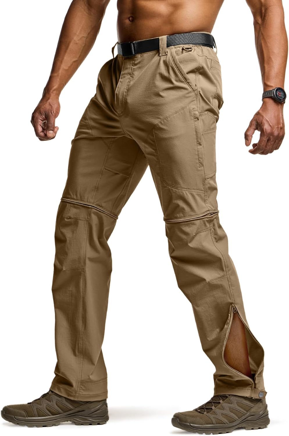 Water-Resistant Tactical Cargo Pants by CQR for Outdoor Adventures