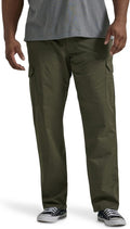Lee Mens Big & Tall Extreme Motion Twill Cargo Pant - Flex Fit Casual