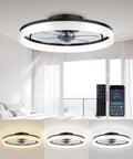 Ceiling Fans with Lights and Remote 20in Low Profile Fan - Quiet, App